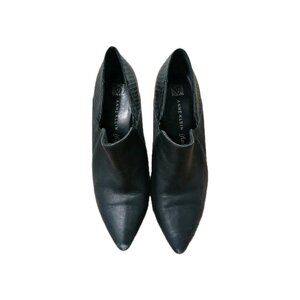 Anne Klein Flex Black Pointy Toe Bootie Size 8.5 Office Party Attire